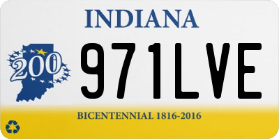 IN license plate 971LVE