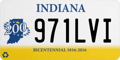 IN license plate 971LVI