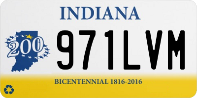 IN license plate 971LVM