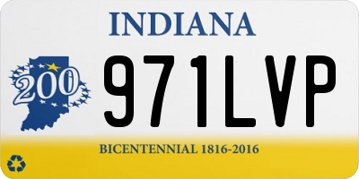 IN license plate 971LVP