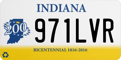 IN license plate 971LVR