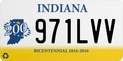 IN license plate 971LVV
