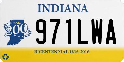 IN license plate 971LWA