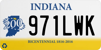 IN license plate 971LWK