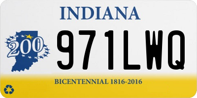 IN license plate 971LWQ