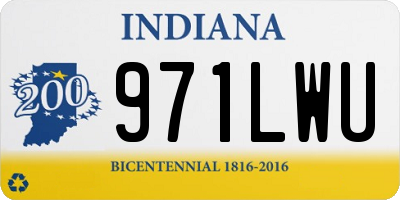 IN license plate 971LWU
