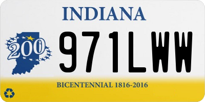 IN license plate 971LWW
