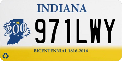 IN license plate 971LWY