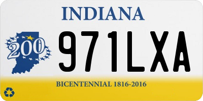 IN license plate 971LXA