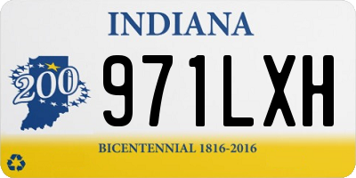 IN license plate 971LXH