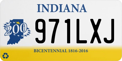 IN license plate 971LXJ