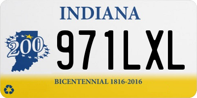IN license plate 971LXL