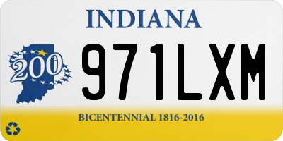 IN license plate 971LXM