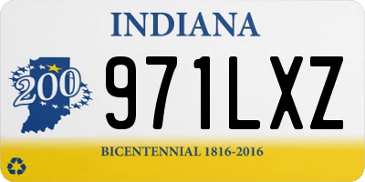 IN license plate 971LXZ