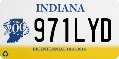 IN license plate 971LYD