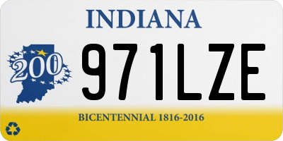 IN license plate 971LZE