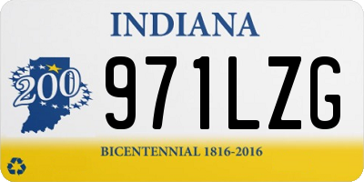 IN license plate 971LZG