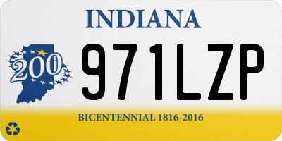 IN license plate 971LZP