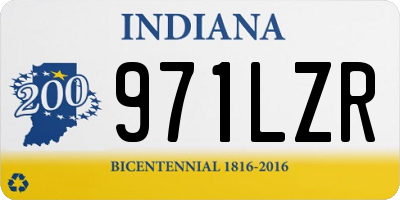 IN license plate 971LZR
