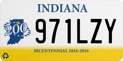 IN license plate 971LZY
