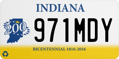 IN license plate 971MDY