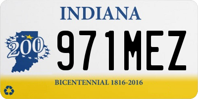 IN license plate 971MEZ