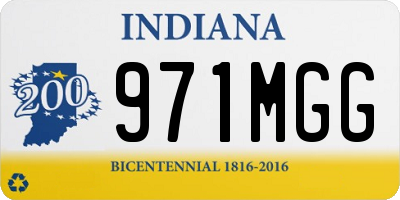 IN license plate 971MGG