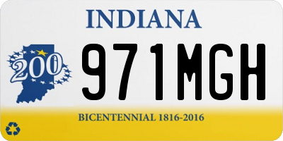 IN license plate 971MGH