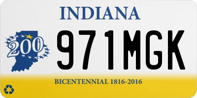 IN license plate 971MGK