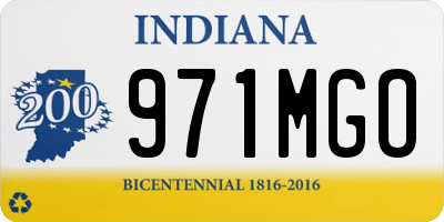 IN license plate 971MGO