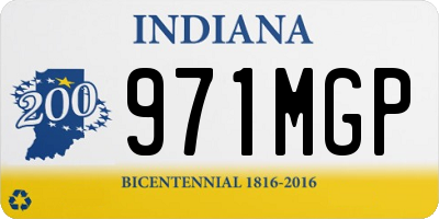 IN license plate 971MGP