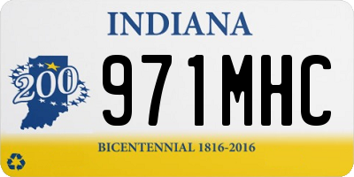 IN license plate 971MHC