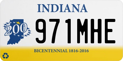 IN license plate 971MHE