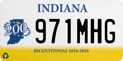 IN license plate 971MHG