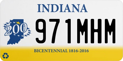 IN license plate 971MHM