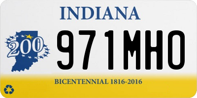 IN license plate 971MHO