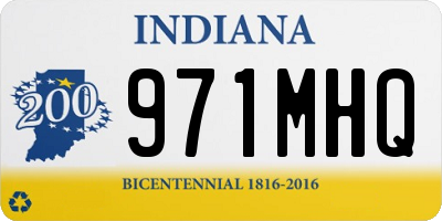 IN license plate 971MHQ