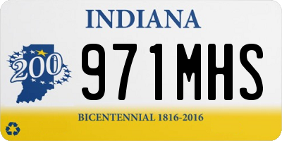 IN license plate 971MHS