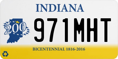 IN license plate 971MHT