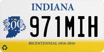 IN license plate 971MIH