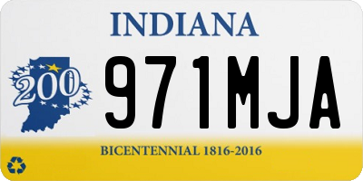 IN license plate 971MJA