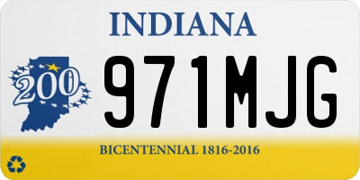 IN license plate 971MJG