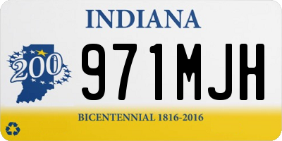 IN license plate 971MJH