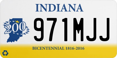 IN license plate 971MJJ
