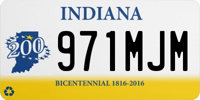 IN license plate 971MJM