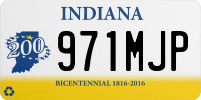 IN license plate 971MJP