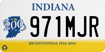 IN license plate 971MJR