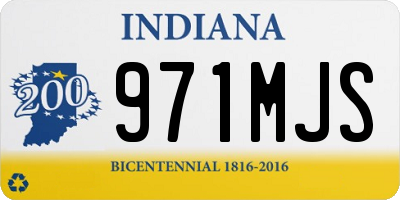 IN license plate 971MJS