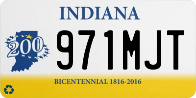 IN license plate 971MJT