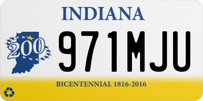IN license plate 971MJU